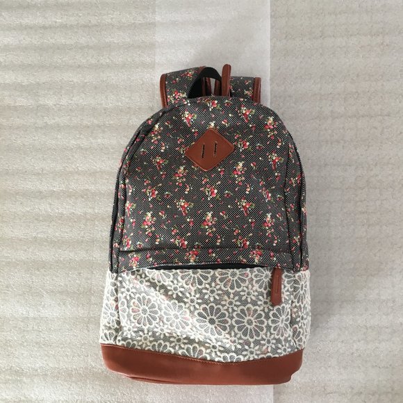 Vintage Flower Lace Backpack - Picture 6 of 6